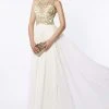 Formal Gowns Alyce Paris - Sleeveless Beaded Chiffon A-line Gown 6681 2 Formal Gowns Alyce Paris - Sleeveless Beaded Chiffon A-line Gown 6681