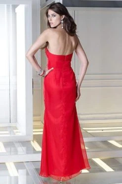 Alyce Paris - Strapless Sweetheart Long Prom Dress With Brooch Accent 35709