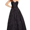 Formal Gowns Alyce Paris Strapless Sweetheart Neck Jacquard Ballgown 60127 2 Formal Gowns Alyce Paris Strapless Sweetheart Neck Jacquard Ballgown 60127