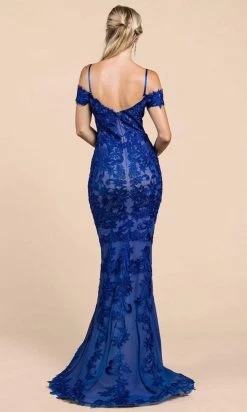 Andrea And Leo - A0258 Lace Embellished Off-Shoulder Trumpet Dress Formal Gowns 7 Andrea And Leo - A0258 Lace Embellished Off-Shoulder Trumpet Dress Formal Gowns