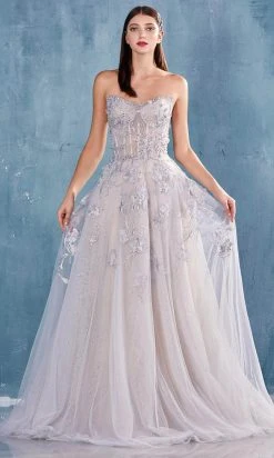 Formal Gowns Andrea And Leo - A0746 Strapless Sweetheart A-Line Dress 12 Formal Gowns Andrea And Leo - A0746 Strapless Sweetheart A-Line Dress
