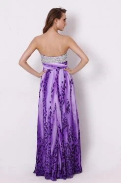 Formal Gowns Angela & Alison - 21039 Encrusted Sweetheart Animal Print Dress 7 Formal Gowns Angela & Alison - 21039 Encrusted Sweetheart Animal Print Dress