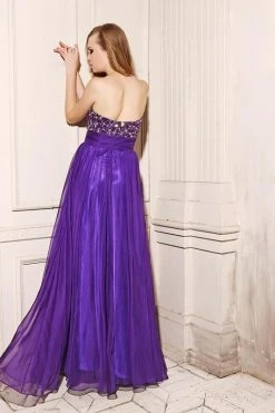 Angela & Alison - 21075 Strapless Jewel Crusted A-Line Dress Formal Gowns 7 Angela & Alison - 21075 Strapless Jewel Crusted A-Line Dress Formal Gowns
