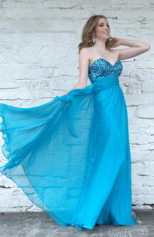Angela & Alison - 21075 Strapless Jewel Crusted A-Line Dress Formal Gowns 6 Angela & Alison - 21075 Strapless Jewel Crusted A-Line Dress Formal Gowns