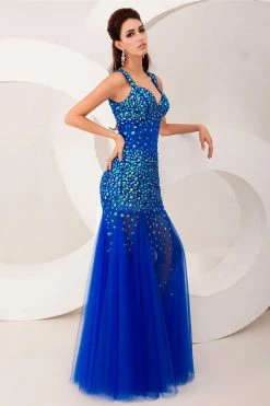 Angela & Alison - 41025 Jewel Adorned Trumpet Tulle Gown 17 Angela & Alison - 41025 Jewel Adorned Trumpet Tulle Gown