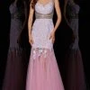 Formal Gowns Angela & Alison - 51018 Sequined Sweetheart Trumpet Dress