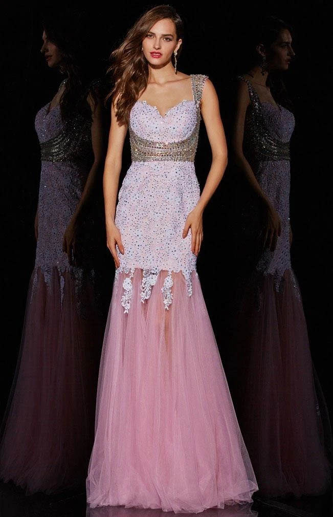 Formal Gowns Angela & Alison - 51018 Sequined Sweetheart Trumpet Dress 3 Formal Gowns Angela & Alison - 51018 Sequined Sweetheart Trumpet Dress