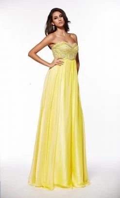 Angela & Alison - 51080 Strapless Beaded Empire Chiffon Dress 11 Angela & Alison - 51080 Strapless Beaded Empire Chiffon Dress