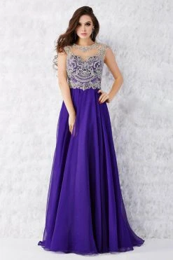 Formal Gowns Angela & Alison 52050 Fitted Lace Dress