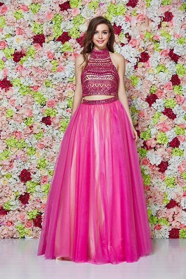 Angela & Alison - 61001 Two Piece Bejeweled Ballgown 7 Angela & Alison - 61001 Two Piece Bejeweled Ballgown