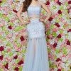 Angela & Alison - 61003 Two Piece Bejeweled Trumpet Dress 2 Angela & Alison - 61003 Two Piece Bejeweled Trumpet Dress