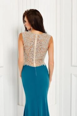 Angela & Alison - 61042 Alluring Illusion Evening Dress Formal Gowns 9 Angela & Alison - 61042 Alluring Illusion Evening Dress Formal Gowns