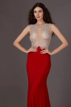 Angela & Alison - 61042 Alluring Illusion Evening Dress Formal Gowns 10 Angela & Alison - 61042 Alluring Illusion Evening Dress Formal Gowns