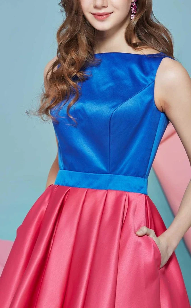 Cocktail Dresses Angela & Alison - 62003 Heart Cutout Sleeveless A-Line Dress 12 Cocktail Dresses Angela & Alison - 62003 Heart Cutout Sleeveless A-Line Dress