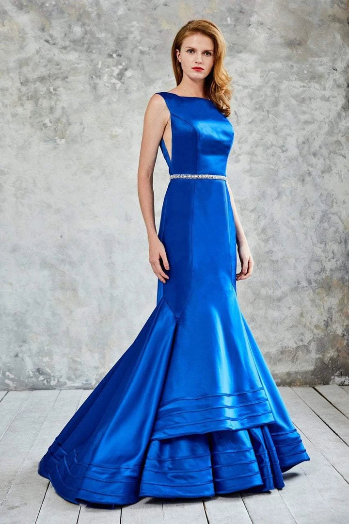 Formal Gowns Angela & Alison - 71021 Bateau Neck Trumpet Evening Gown 5 Formal Gowns Angela & Alison - 71021 Bateau Neck Trumpet Evening Gown