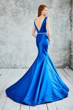 Formal Gowns Angela & Alison - 71021 Bateau Neck Trumpet Evening Gown 9 Formal Gowns Angela & Alison - 71021 Bateau Neck Trumpet Evening Gown
