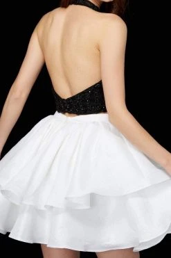 Angela & Alison - 72026 Two Piece Embellished A-line Dress