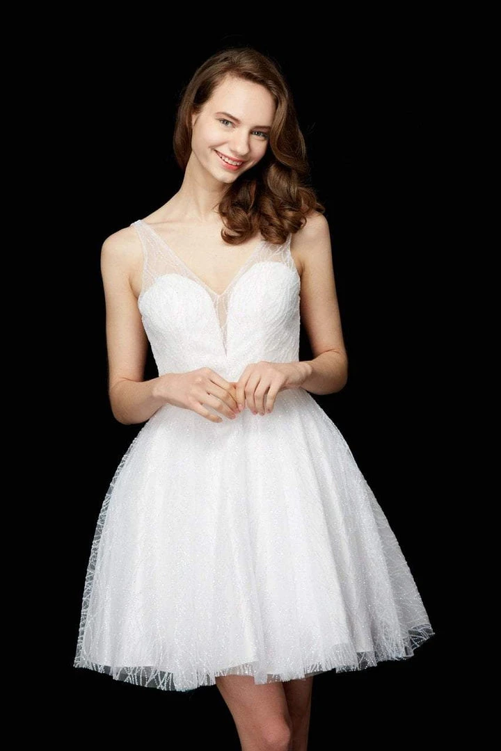 Angela & Alison - 72039 Sleeveless Embellished Tulle Cocktail Dress 11 Angela & Alison - 72039 Sleeveless Embellished Tulle Cocktail Dress