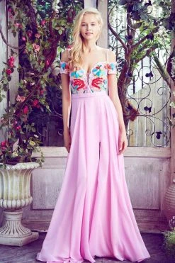 Angela & Alison - 771036 Off The Shoulder Sweetheart Embroidered Bodice Long Gown Formal Gowns 9 Angela & Alison - 771036 Off The Shoulder Sweetheart Embroidered Bodice Long Gown Formal Gowns