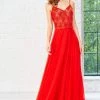 Angela & Alison - 771117 Sleeveless Beaded And Laced V-Neck Long Chiffon A-line Dress 1 Angela & Alison - 771117 Sleeveless Beaded And Laced V-Neck Long Chiffon A-line Dress