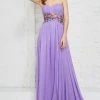 Angela & Alison - 771143 Strapless Multi-colored Embroidered Ruched Sweetheart Chiffon Dress Formal Gowns 1 Angela & Alison - 771143 Strapless Multi-colored Embroidered Ruched Sweetheart Chiffon Dress Formal Gowns