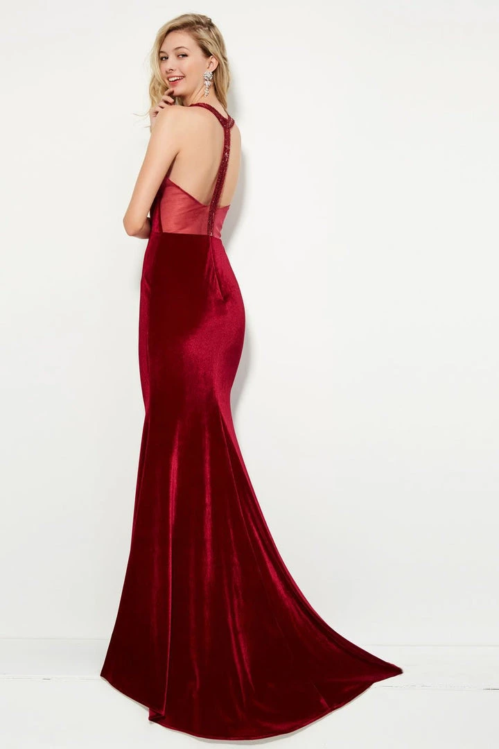 Formal Gowns Angela & Alison - 81102 Embellished Plunging V-neck Trumpet Dress 6 Formal Gowns Angela & Alison - 81102 Embellished Plunging V-neck Trumpet Dress