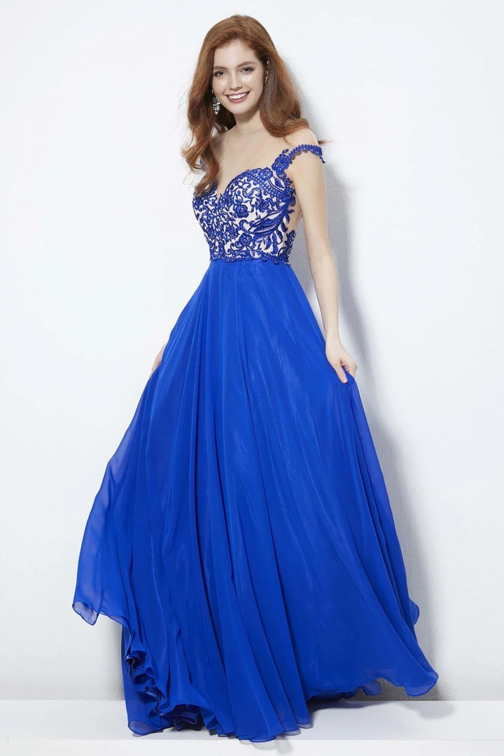 Angela & Alison - 81124 Bead Embroidered Illusion Jewel A-line Dress Formal Gowns 7 Angela & Alison - 81124 Bead Embroidered Illusion Jewel A-line Dress Formal Gowns