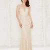 Angela & Alison - 971133 Cap Sleeve Sheer Embellished Evening Gown 1 Angela & Alison - 971133 Cap Sleeve Sheer Embellished Evening Gown