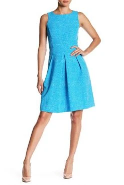 Anne Klein - 10637626 Polka Dot Jewel Pleated Cocktail Dress Cocktail Dresses 8 Anne Klein - 10637626 Polka Dot Jewel Pleated Cocktail Dress Cocktail Dresses
