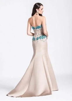 Ashley Lauren - 1009 Rhinestone Beaded Sweetheart Trumpet Dress Formal Gowns