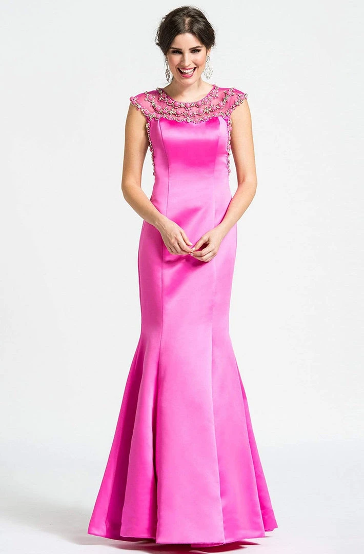 Ashley Lauren - 1043 Beaded Mermaid Evening Dress Formal Gowns 3 Ashley Lauren - 1043 Beaded Mermaid Evening Dress Formal Gowns