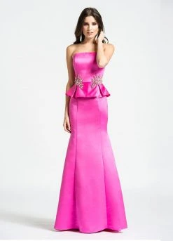 Ashley Lauren - 1079 Beaded Peplum Pageant Dress 14 Ashley Lauren - 1079 Beaded Peplum Pageant Dress