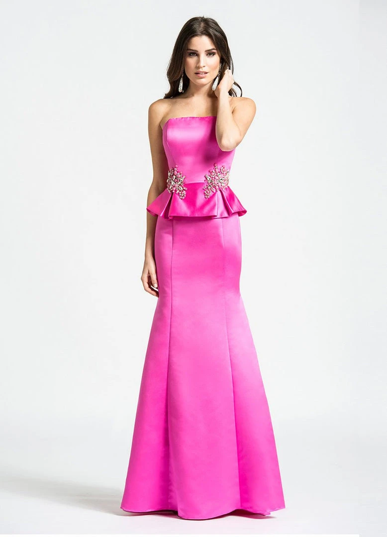 Ashley Lauren - 1079 Beaded Peplum Pageant Dress 5 Ashley Lauren - 1079 Beaded Peplum Pageant Dress