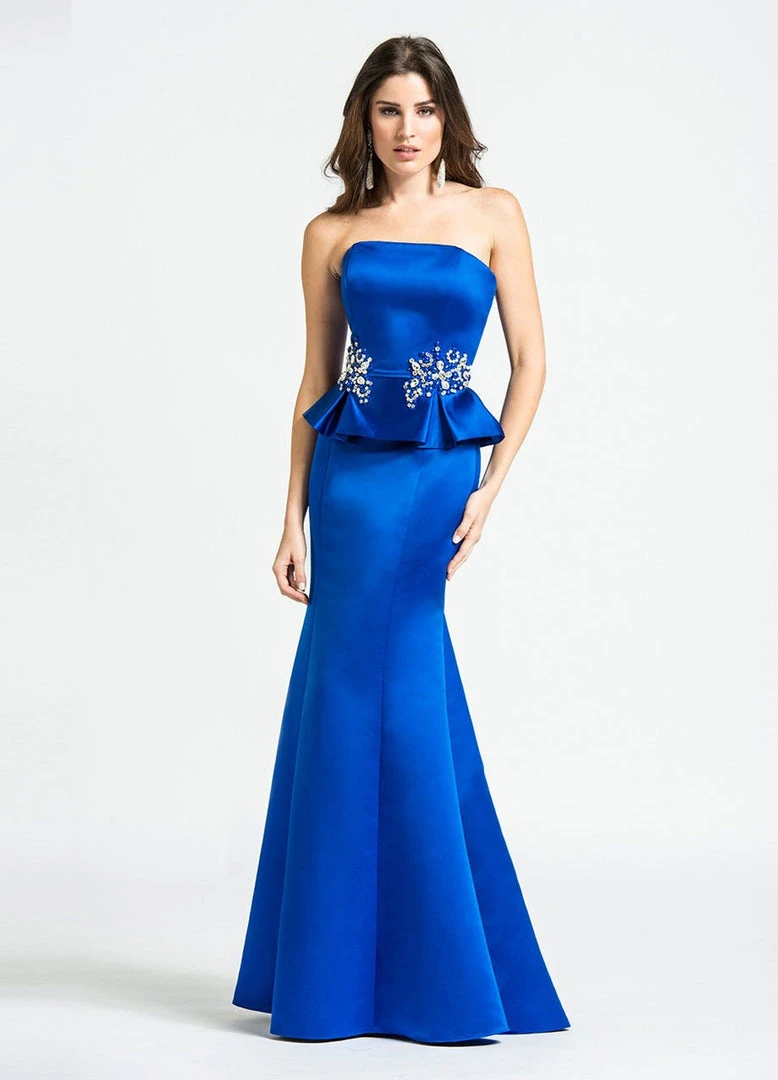 Ashley Lauren - 1079 Beaded Peplum Pageant Dress 11 Ashley Lauren - 1079 Beaded Peplum Pageant Dress