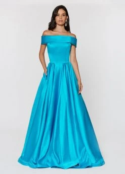 Ashley Lauren - 1139 Off Shoulder Pageant Ball Gown Formal Gowns