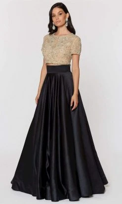 Ashley Lauren - 1251 Beaded Two Piece Ball Gown 17 Ashley Lauren - 1251 Beaded Two Piece Ball Gown
