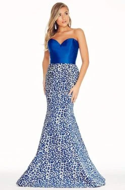 Ashley Lauren - 1267 Leopard Print Evening Dress Formal Gowns
