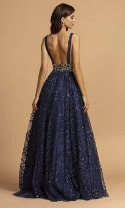 Aspeed Design - L2149 Sleeveless Plunging V-neck Long Gown Formal Gowns