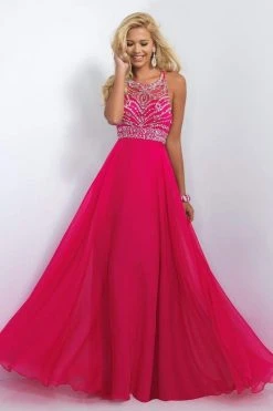 Blush By Alexia Designs Blush - 10001 Jewel Embellished With Diamond Cutout Back Gown Formal Gowns