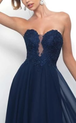 Blush By Alexia Designs Blush - 11234 Lace Embellished Sweetheart Chiffon A-line Dress Formal Gowns 10 Blush By Alexia Designs Blush - 11234 Lace Embellished Sweetheart Chiffon A-line Dress Formal Gowns