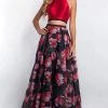Blush By Alexia Designs Formal Gowns Blush - 11534 Halter Mikado And Floral Organza A-line Gown 1 Blush By Alexia Designs Formal Gowns Blush - 11534 Halter Mikado And Floral Organza A-line Gown