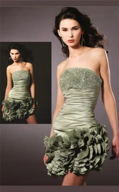 Blush By Alexia Designs Blush - 9160 Strapless Sequined Floral Cocktail Dress Cocktail Dresses 6 Blush By Alexia Designs Blush - 9160 Strapless Sequined Floral Cocktail Dress Cocktail Dresses