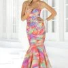 Blush By Alexia Designs Blush - 9316 Strapless Multi Color Pleated Mermaid Gown Formal Gowns 1 Blush By Alexia Designs Blush - 9316 Strapless Multi Color Pleated Mermaid Gown Formal Gowns