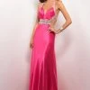 Blush By Alexia Designs Blush - 9622 Embellished Halter Strap Neck A-line Gown Formal Gowns