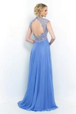 Blush By Alexia Designs Blush - 9967 Luxurious Illusion Scalloped A-Line Gown Formal Gowns