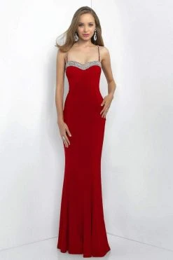 Blush By Alexia Designs - 11012 Sweetheart Paneled Jersey Sheath Gown Formal Gowns