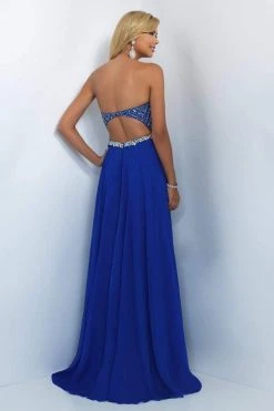 Blush By Alexia Designs - 11050 Lovely Crystal Encrusted A-Line Gown Formal Gowns