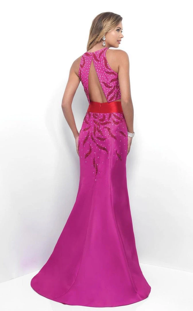 Blush By Alexia Designs - 11319 Jewel Toned Jewel Mikado Trumpet Gown 4 Blush By Alexia Designs - 11319 Jewel Toned Jewel Mikado Trumpet Gown