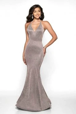Formal Gowns Blush By Alexia Designs - 11726 Plunging V Neck Shimmer Mermaid Gown 10 Formal Gowns Blush By Alexia Designs - 11726 Plunging V Neck Shimmer Mermaid Gown