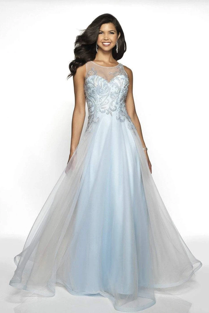 Blush By Alexia Designs - 11729 Beaded Illusion Jewel A-line Dress Formal Gowns 5 Blush By Alexia Designs - 11729 Beaded Illusion Jewel A-line Dress Formal Gowns